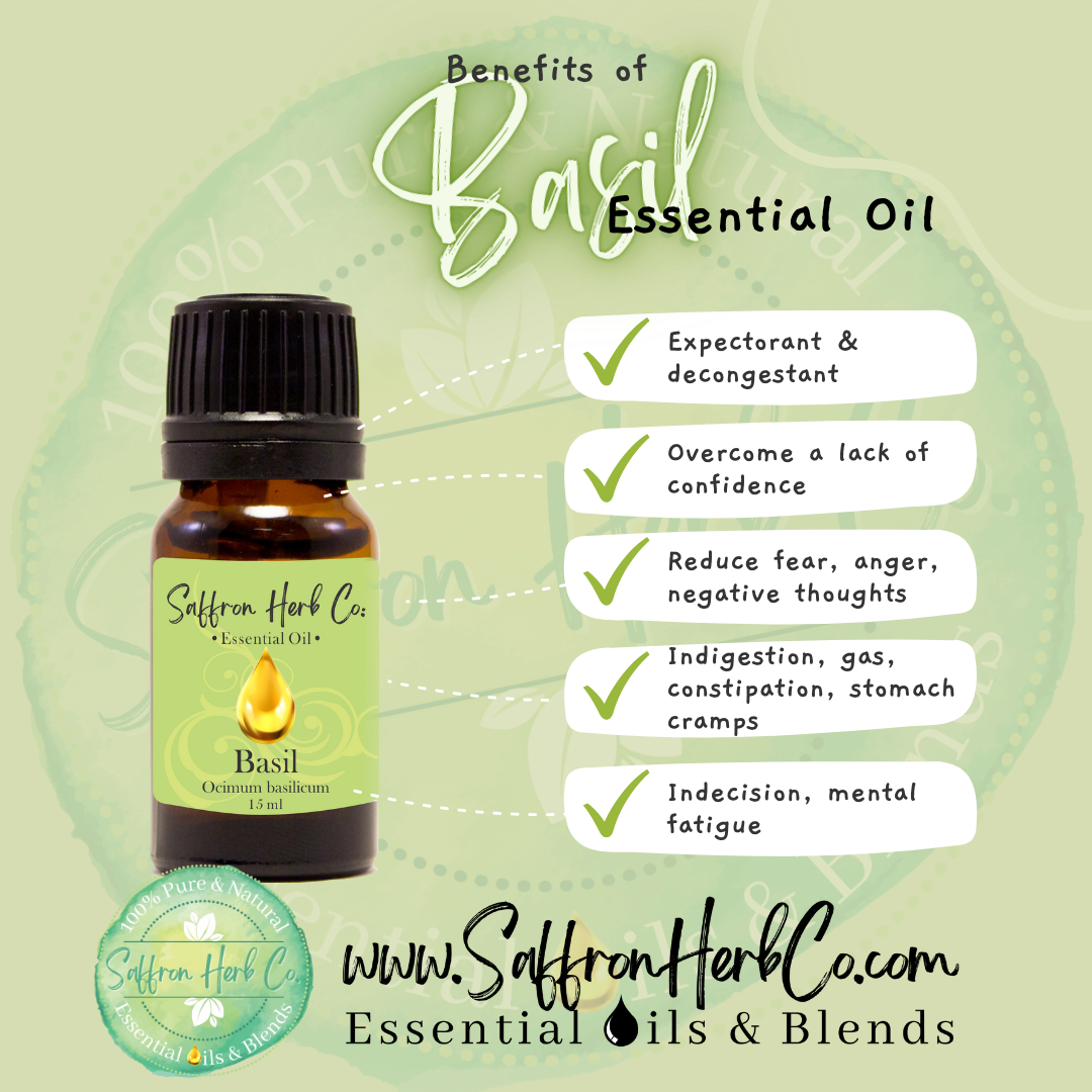 What is Basil Essential Oil? – Saffron Herb Co.