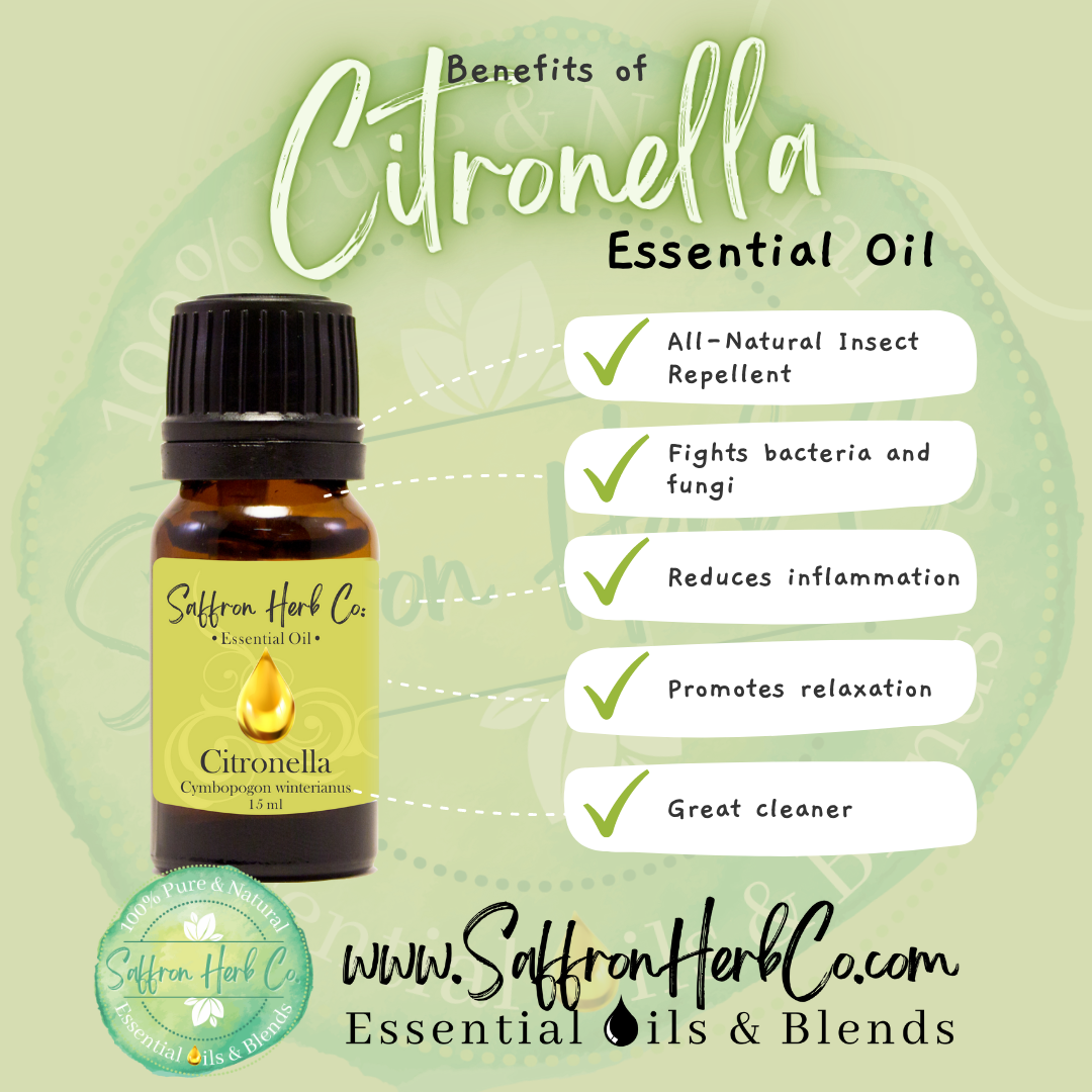 Freshen up your home with Citronella essential oil.