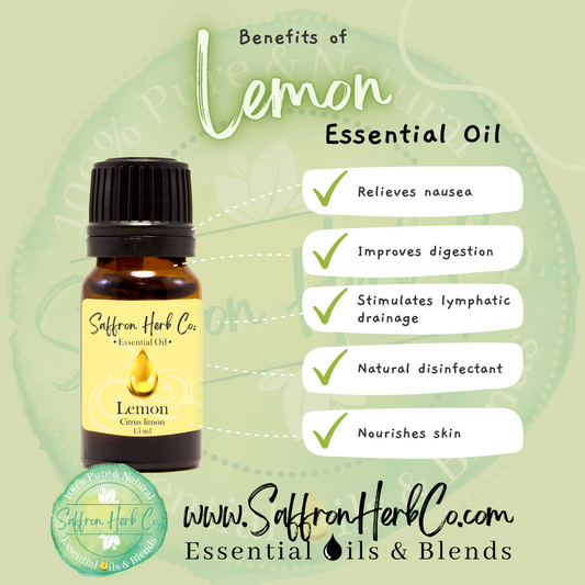 Lemon essential oil is like a burst of sunshine in a bottle.