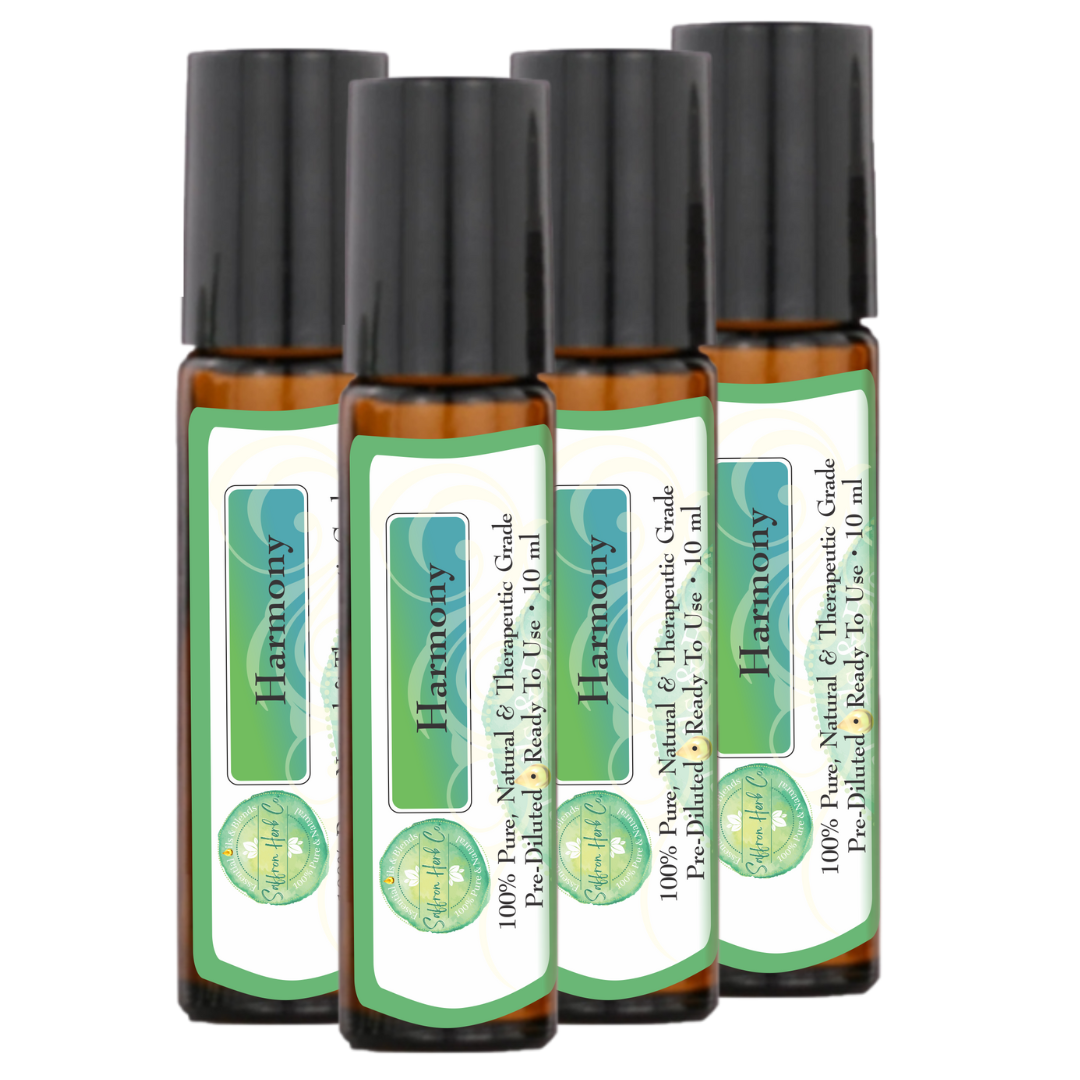 Harmony Essential Oil Roller Bottle Blend • 100% Pure & Natural • Pre-Diluted • Ready To Use