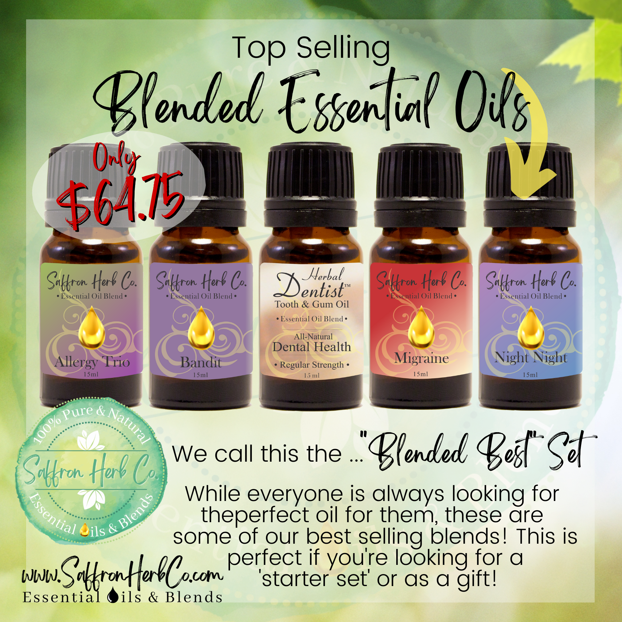 Ultimate Essential Oils Set – Saffron Herb Co.